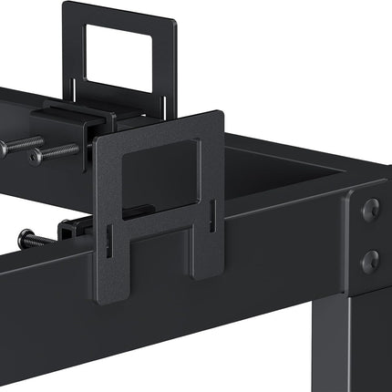 Non Slip Mattress Gaskets for Metal Bed Frame, Mattress Holder in Place Gripper, Adjustable Mattress Retainer Bar, Keep Mattress from Sliding Gripper, 4 PCS, Black.