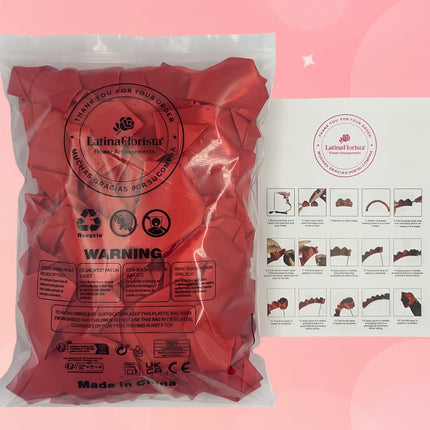 300Pcs Premade Satin Ribbon Rose Petals Half-Finished for Eternal Rose DIY Ramos Forever Flowers Bouquets Everlasting Floral,for Wedding,Anniversary,Birthday (300 Pcs Red).
