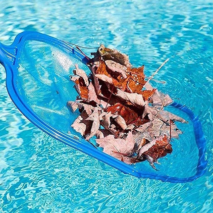 Swimming Pool Cleaner Supplies/Professional Heavy Duty Pool Leaf Rake Fine Mesh Frame Net/Cleaning Leaf Skim Net (17.5x11.8in).