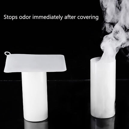 Silicone Tub Stopper Floor Drain Cover, 2 Pieces Sewer Anti-Odor Mat Deodorizing Drain Plugs for Kitchen, Bathroom and Laundry(5x5 inch).
