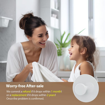 White Adhesive Wall Hook for Coat and Towel: Extra Sticky 12 LB (Max), Stainless Coat Rack Door Holder Hanger, Heavy Duty.