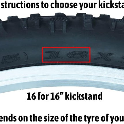 Bike Kickstand Children's Bicycle Kickstand Stand Folding Cycling Center Bracket 12" 14" 16" 18" 20" 22" 24" 26" 28" Bike Racks.