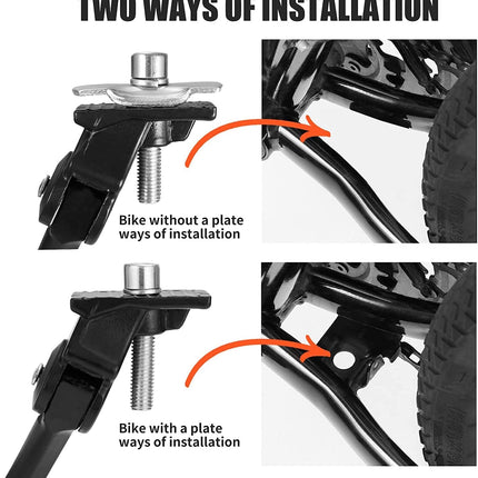 Bike Kickstand Children's Bicycle Kickstand Stand Folding Cycling Center Bracket 12" 14" 16" 18" 20" 22" 24" 26" 28" Bike Racks.