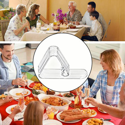 24 Pack Tablecloth Clips for Thick Tables, Heavy-Duty Plastic Table Cover Holders for Outdoor Dining, Picnic, Camping, and Party Use, Windproof Table Cloth Clamps for Birthday, Wedding.