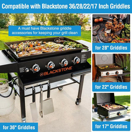 2 Pack Blackstone Silicone Grease Cup Liners for 36 28 22 17 Inch Griddle, Reusable Grease Catcher Liner Grill Grease Tray Blackstone Accessories, Replacement of Aluminum Foil Drip Pans, Blue.