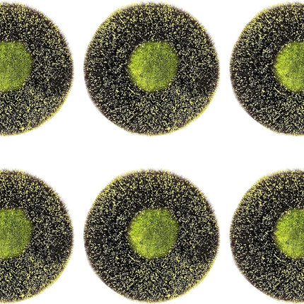 6 Pack Sunflower Wreath Center, 4.5 inch Disc Florets of Sunflower Center for DIY Flower Deco Mesh Wreath,Foam Flower Head.