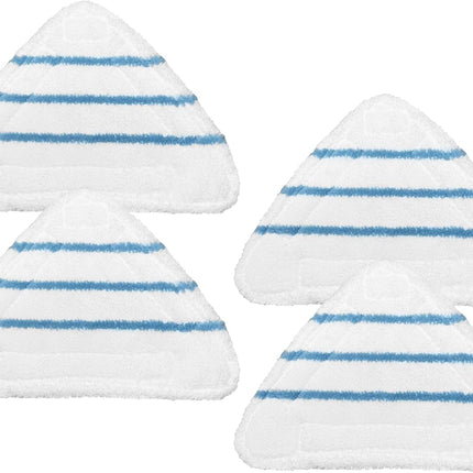 4 Pack Reusable Mop Pads Compatible with True & Tidy STM-500, STM-700 Steam Mops, Refills for Turonic ST3 Steam Mop Microfiber Washable Pads, Cloths for Floor Cleaning, Scrubbing and Floor Caring.