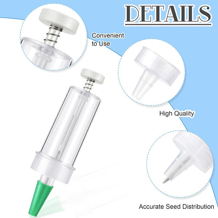Mini Sowing Seed Dispenser Sower Seed Spreader Garden Planter Hand Seeder Tool Seed Manual Planter Garden Flower Plant Sower Planter Mini Hand Garden Seed Dispenser Planter Starter Seeder.