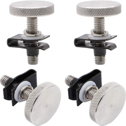 Lengthen Saddlebag Locks Mounting Security Theft Deterrent For Harley Touring 1985-2020 Stainless Steel.