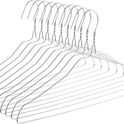 - Wire Hangers, 10 Pack, Metal Hangers, Wire Hangers for Clothes, Wire Coat Hangers, Metal Clothes Hanger, Silver Hangers, Shirt Hangers, Slim Hangers, Thin Hangers, Standard Hangers
