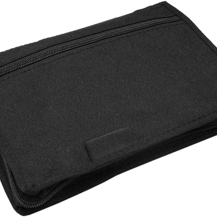 Car Registration Insurance Holder, Glove Box Compartment Organizer Owner Manual Zipped Case, Multipurpose Oxford Cloth Vehicle Document Holder for Essential Gadgets Cards.
