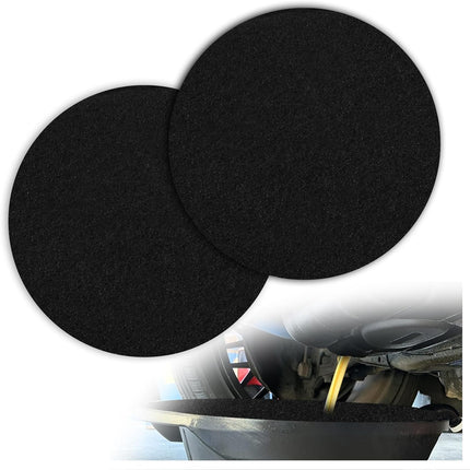 2PCS Oil Drain Splash Pad,15" Oil Splash Pad for Reducing Oil Splash During Oil Changes Fit Oil Catch Pan,Rounded Car Accessories Oil Drain Pan Splash Pad for Professional Repairs.