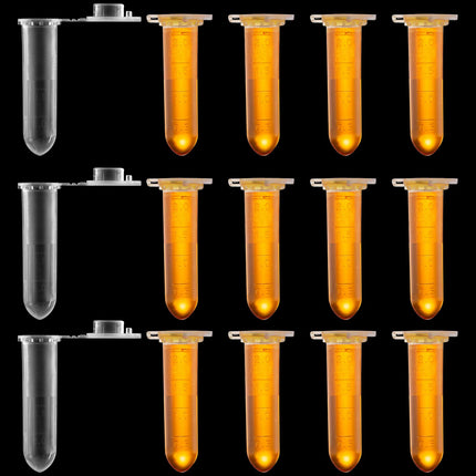 Ackers Science 250Pcs 2.0ml Polypropylene Graduated Microcentrifuge Tubes with Snap Cap,Natural.