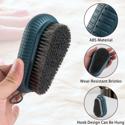 2 Pcs Nail Brush for Cleaning Fingernails, heavy Duty Finger Nail Scrub Brush Hand Scrub Brush with Hanging Rope, Narrow Bristles Fingernail Brush for Cleaning and Scrubbing Fingernails and Toes.