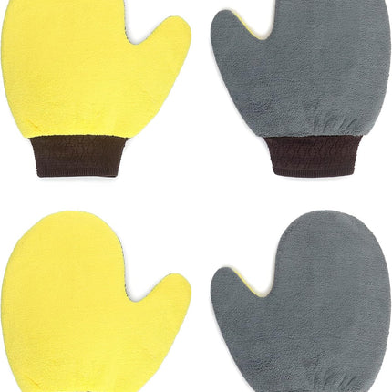 4 Pack Painter's Gloves, Soft Microfiber Terry Mitts for Cleaning, Dusting, and Painting.