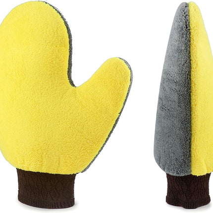 4 Pack Painter's Gloves, Soft Microfiber Terry Mitts for Cleaning, Dusting, and Painting.