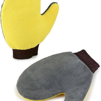 4 Pack Painter's Gloves, Soft Microfiber Terry Mitts for Cleaning, Dusting, and Painting.