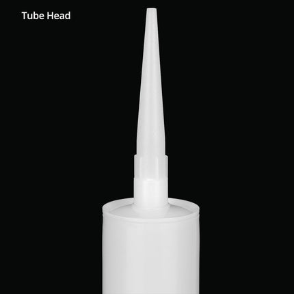 Empty Caulking Sealant Tubes - 11 Oz Capacity Each, 4 Pack Reusable Plastic, for Standard Caulking Guns.