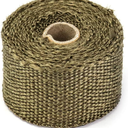Fireproof Pipe Wrap, Pipe Insulation Webbing Anti-Scald Chimney Ribbon Furnace Flue Protector with 2 Clips.