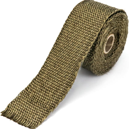 Fireproof Pipe Wrap, Pipe Insulation Webbing Anti-Scald Chimney Ribbon Furnace Flue Protector with 2 Clips.