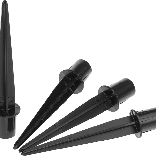 Metal Stakes Solar Lights Replacement Spike, 8 Pack Reinforced Ground Stakes, Replacement Nails for Garden Lights Landscape Pathway Patio Lamps Pole, 0.78x5.36 inches Outdoor Ground Stake.
