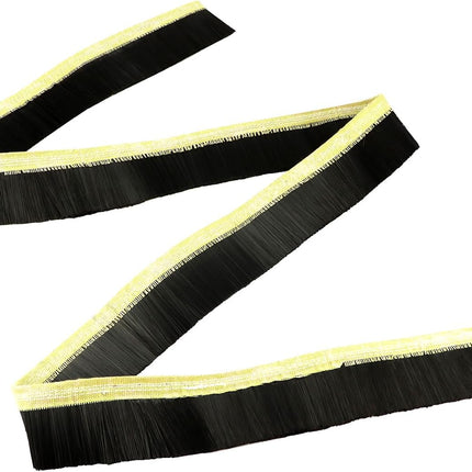 CNC Vacuum Brush, 70MM x 2M Vacuum Cleaner Engraving Machine Dust Shoe Brush Dust Cover for CNC Router Spindle Motor, Black.