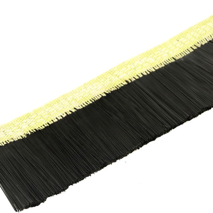 CNC Vacuum Brush, 70MM x 2M Vacuum Cleaner Engraving Machine Dust Shoe Brush Dust Cover for CNC Router Spindle Motor, Black.