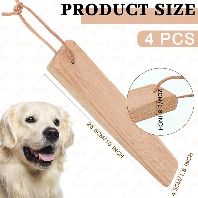 2 Pcs Break Stick Dog Fight 10.04'' x 1.77'' x 0.79'' Dog Stick Toy with Ropes for Training German Shepherd Most Dogs.