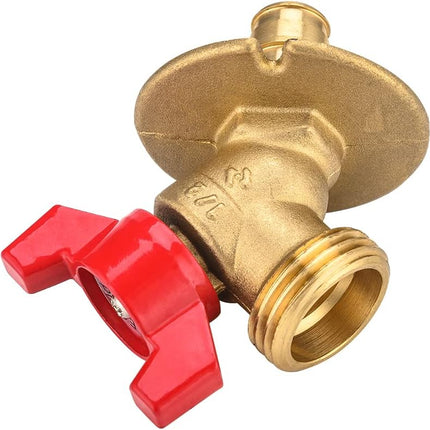 Valve 1/4-Turn Sillcock Hose Bibb with Flange 1/2 in. Pex-a Expansion Inlet x 3/4 in. MHT Outlet, ASTM 1960 (1),(SILLCOCK005).