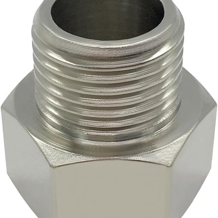 7/8 Female threaded (I.D:15/16) to 1/2 Male threaded (O.D:3/4) Toilet Bidet Hose Pipe Adapter Connector(Pls check your size!).