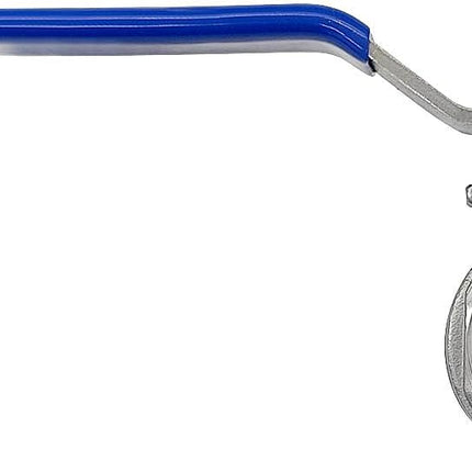 Stainless Steel Full Flow 3/4 Garden Hose Shut Off Valve GHT Thread Heavy Duty Connector.