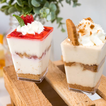 30 Pack 5oz Dessert Cups with Lids and Spoons,Yogurt Parfait Cup with Lids,Plastic Dessert Containers with Lid,Mini Parfait Shooter Cups for Pudding,Yogurt,Appetizer,Ice Cream.