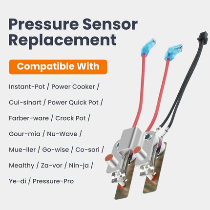 2 Pcs Pressure Sensor for in-stant Pot, Pressure Cooker Sensor or Switch Compatible with in-stant Cuisi-Nart Farber-Ware Gour-mia.