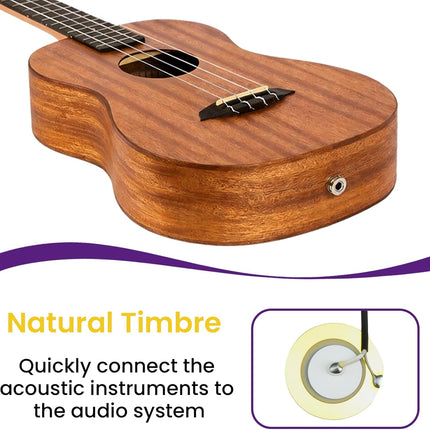 2 Pcs Piezo Pickups Transducer | 3-in-1 & 2-in-1 Pickup Combo | Self-Adhesive Piezo System | Acoustic Guitar, Violin, Ukulele & Cello.