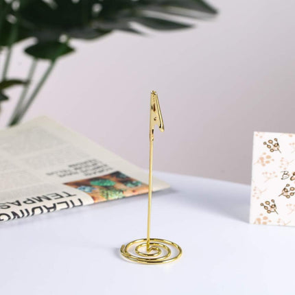 12pcs Place Card Holder Memo Holder Clip Photo Holder Table Number Holder.