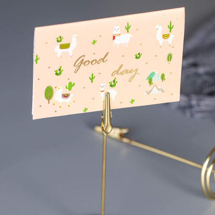 12pcs Place Card Holder Memo Holder Clip Photo Holder Table Number Holder.