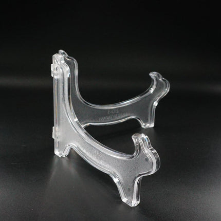 Display Stand Easel Bowl Stand for Display Large Deep Bowls, Platters and Deep Dishes Clear.