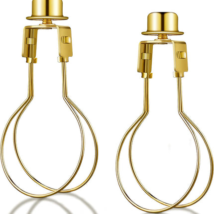 Bulb Lamp Shade Light Bulb Clip Adapter Includes Finial and Lampshade Levellers for Replacement.