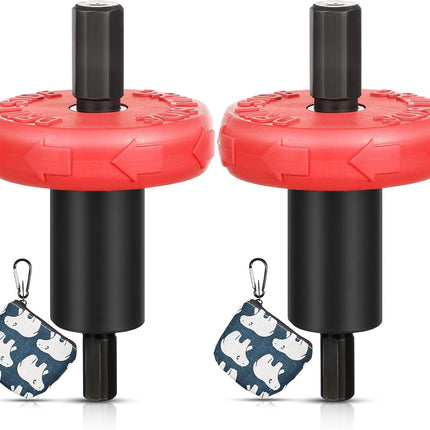 2 Pieces Electric Start Drill Bit Adapter, Engine Speed Starter Drill Bit Adapter with 2 Storage Bag for Trimmer, Garden Cultivator, Leaf Blower, Handheld Equipment.