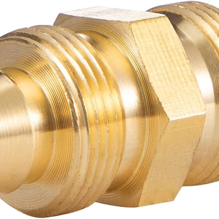 4PCS Soild Brass Air Reusable Hose Splicer For 1/4-Inch ID Hose,1/4" Air Hose Repair Fitting.