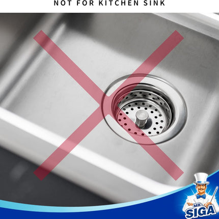 Bathroom Sink Strainer, Utility, Slop, Bathtub Lavatory Sink Drain Strainer Hair Catcher, Stainless Steel Shower Drain Strainer, Outer Diameter 2.1 inch, Inner Diameter 1 inch, 3 Pack.