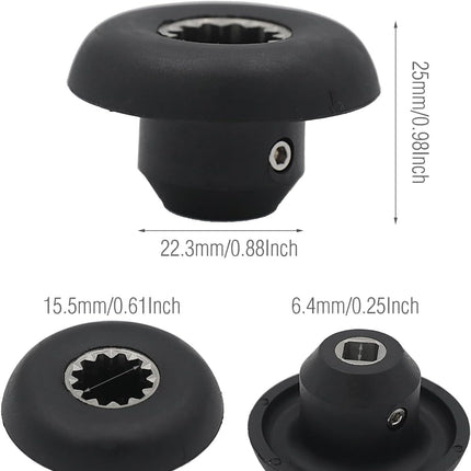 2 Pack Blender Drive Socket 891 802 15546 15547 with Allen Wrench, Compatible with Vitamix Blenders 5200 5006 5012 5057 5062 Series, Made for Most Vitamix Commercial Machines.