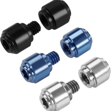 3 Pack Titanium Thumb Studs Fit for Benchmade BUGOUT 535 Series Pocket Knives, Black, Blue, Titanium Primary Color.