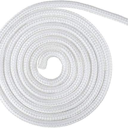 Nylon Rope - 100 Ft White Nylon String, 1/4 Inch Solid Braided Rope, Thick Washing Line for Multi-Purpose Tie Down, Clothesline, Gardening, Craft Projects.