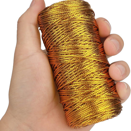 White Twine String and Gold Twine String.
