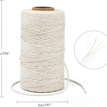 White Twine String and Beige Twine String.