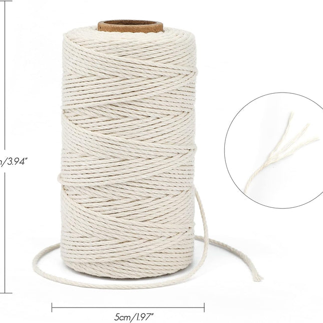 White Twine String and Beige Twine String.