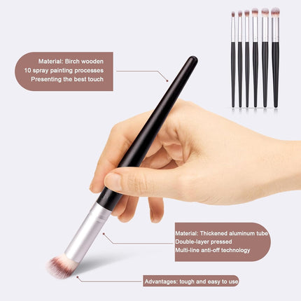 Drybrush Set - Premium Art Paintbrush Set for Miniatures, Ideal for Detailing - 6 Different Sizes.