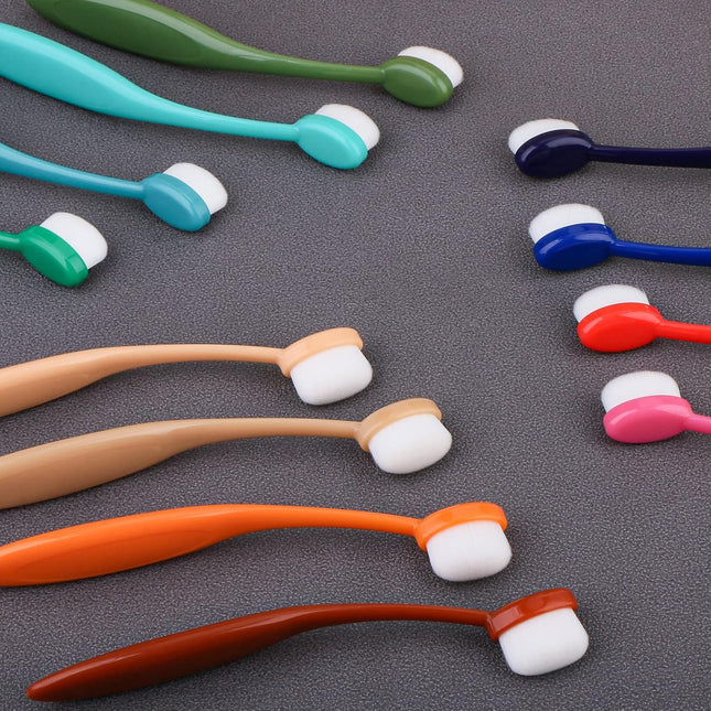 12 Pack Colored Mini Ink Blending Brushes Blenders,Small Ink Blending Tool for Card Making,Craft Broad Application Assortment Paper Crafter Color Code Handle (Brush Head Size 0.5 Inches).