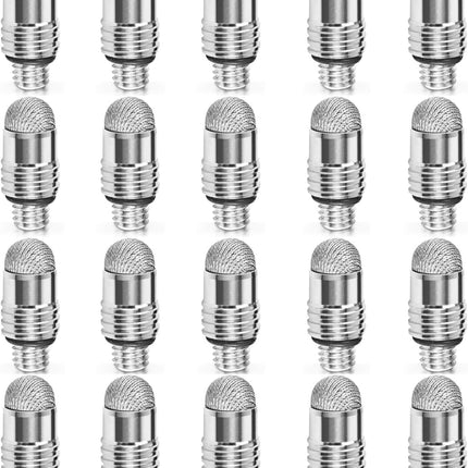 Mesh Fiber Tips (10 Pack)  Stylus Pen Replacement Tips Suitable for capacitive Touch Screen,High Sensitivity, Soft, no Scratch Screen Pen tip.